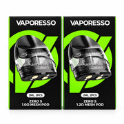 Vaporesso Zero S Mesh Replacement Pods 1.0Ω / 1.2Ω | 2ml | Top Fill | 2x Pack UK